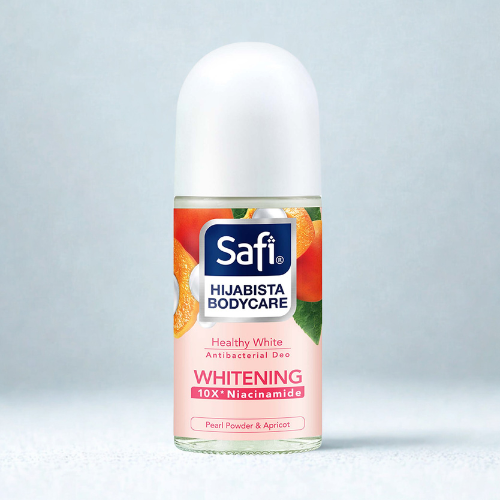 Safi Hijabista Bodycare Antibacterial Deodorant Roll On Healthy White 50ml