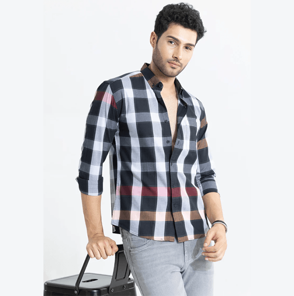 Subtle Checks Shirt - Thebrands