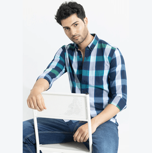 Subtle Checks Shirt - Thebrands