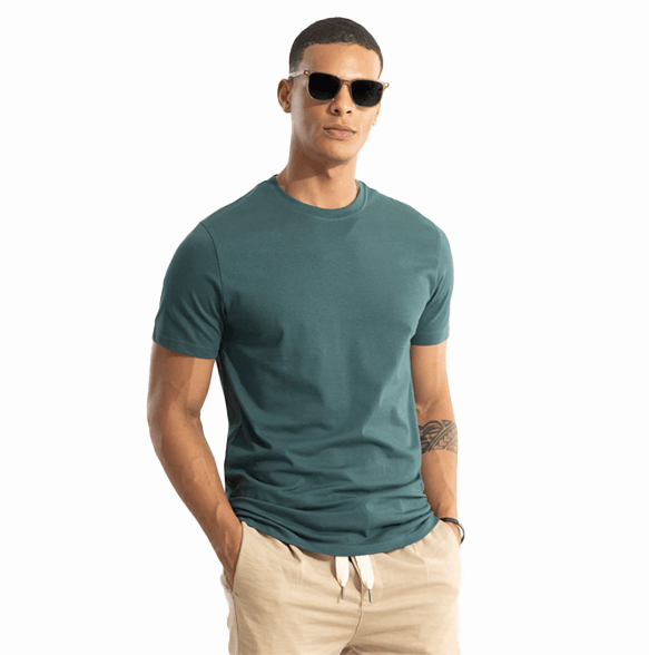 EasyEssentials Teal Green T-Shirt - Thebrands
