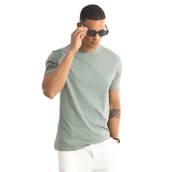 EasyEssentials Light Green T-Shirt - Thebrands