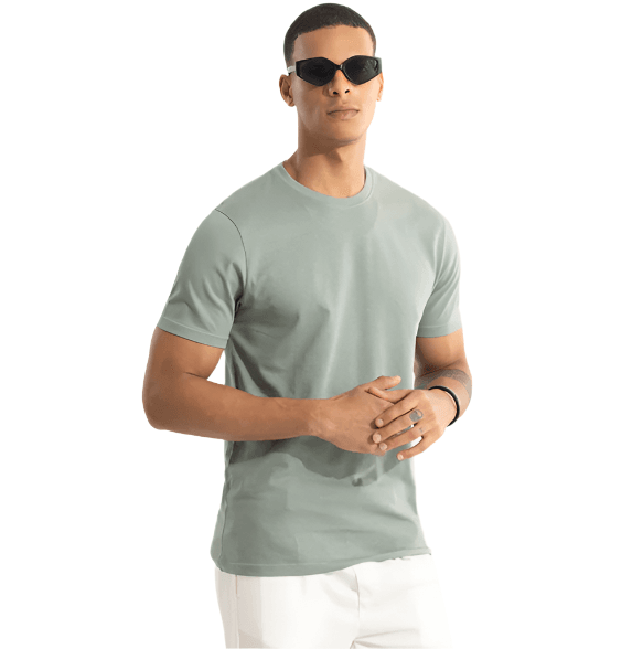 EasyEssentials Light Green T-Shirt - Thebrands