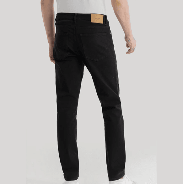 Henrik Black Plain Slim Fit Jeans - Thebrands