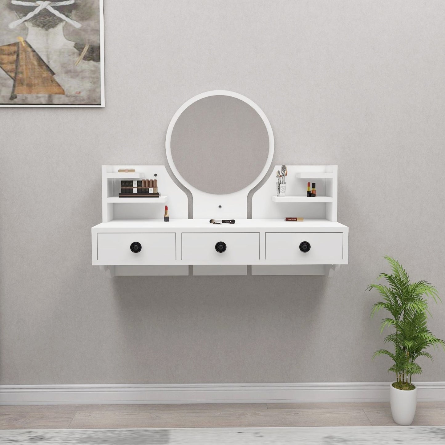 Arnetti Polina Make- Up Table,  White  (TT3-885)