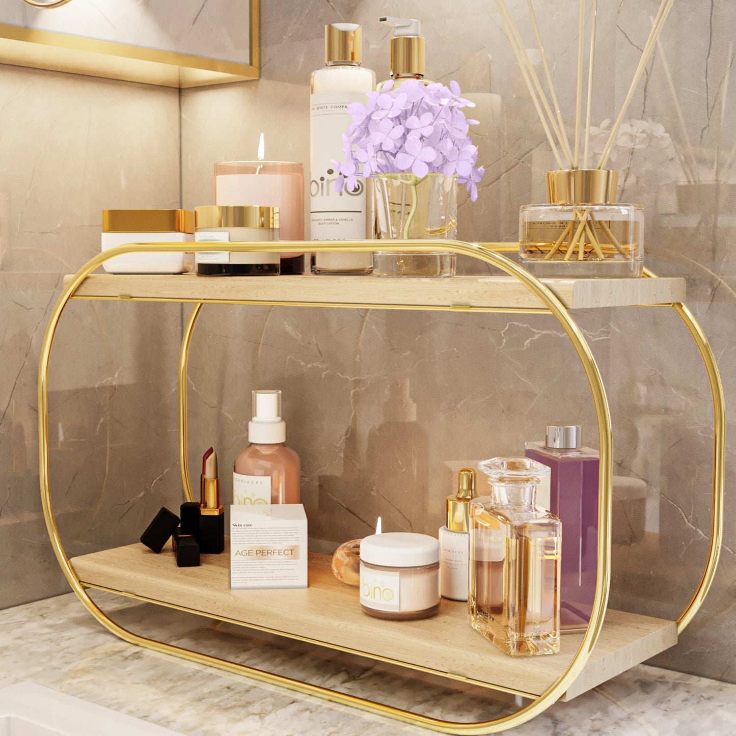 Bino Multi-Purpose Desktop Bathroom And Jewelry Organizer  (BN7-127)