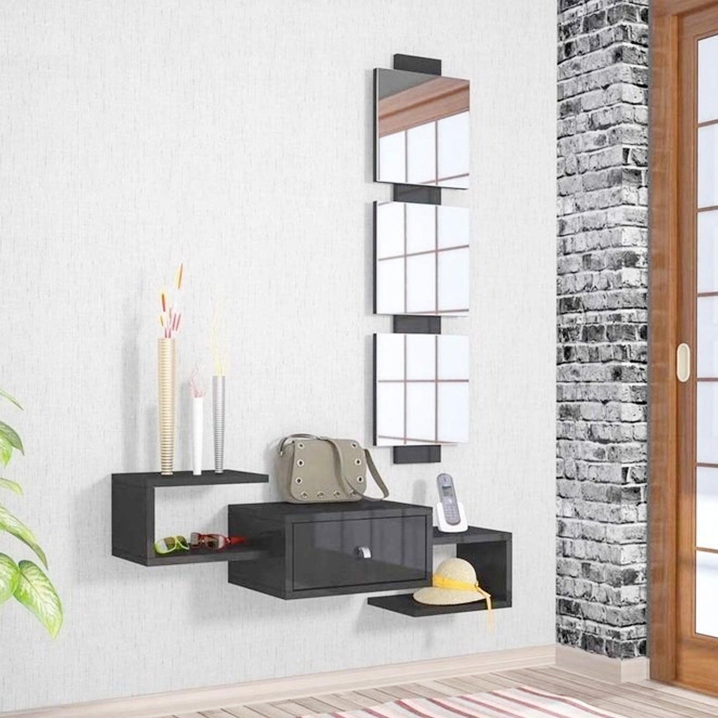 Dorado Dressar, Mirror, Black (MG3-2656)