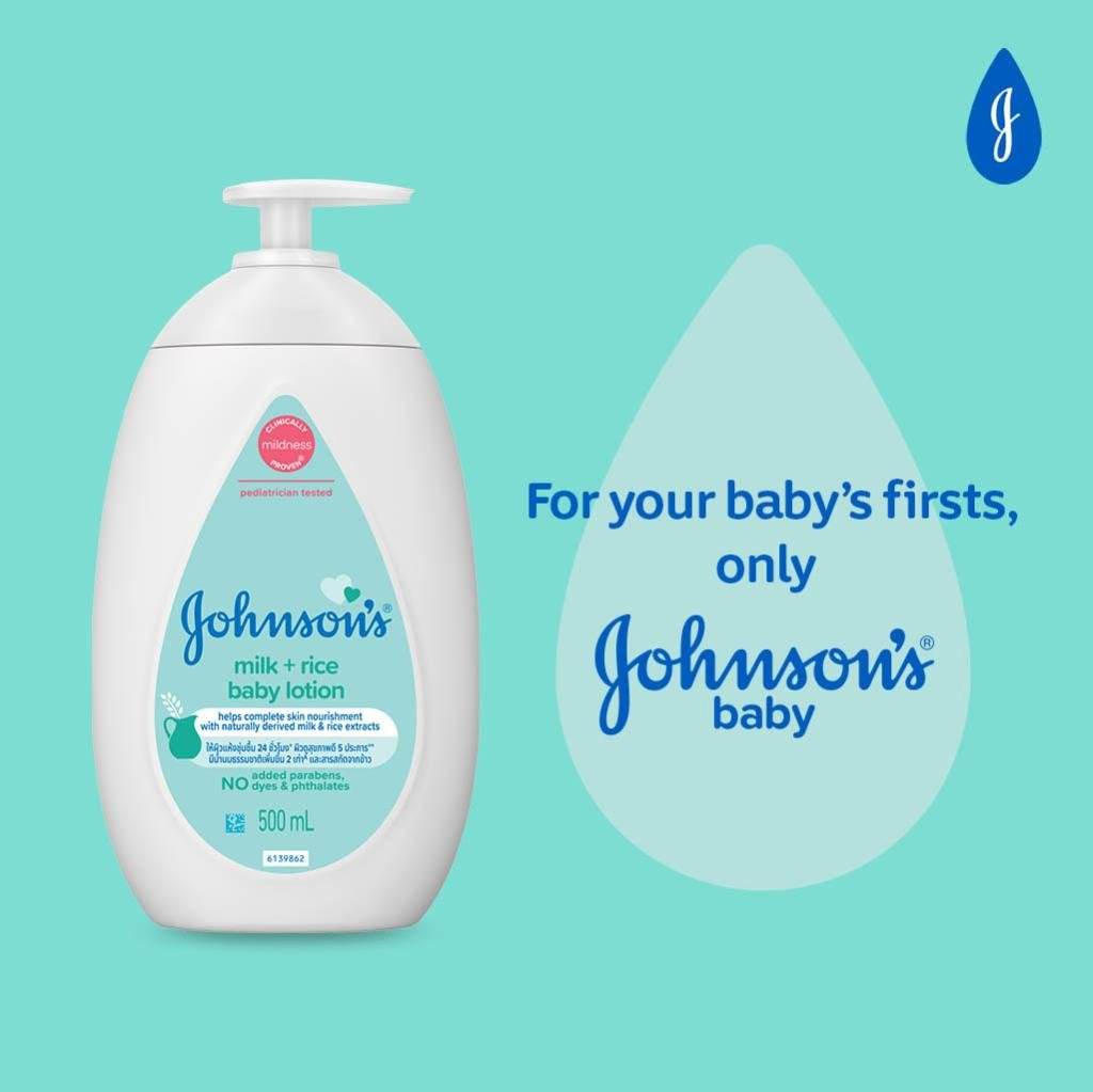 Baby Lotion Milk & Rice 500ml - Thebrands