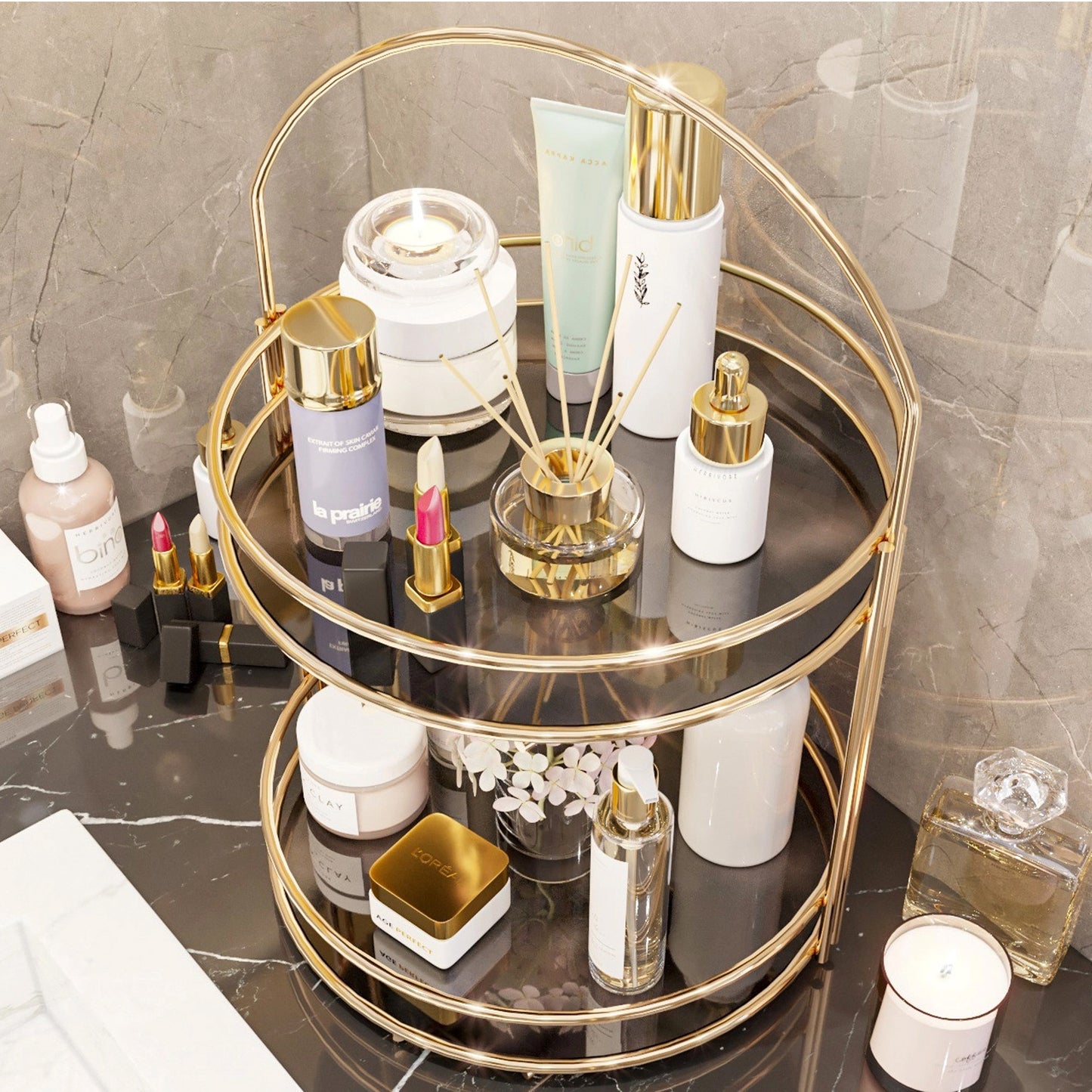 Bino Bathroom Organizer Two Tiers 40 Cm (BN7-124)
