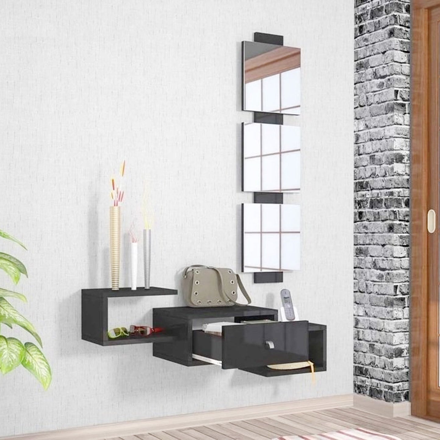 Dorado Dressar, Mirror, Black (MG3-2656)