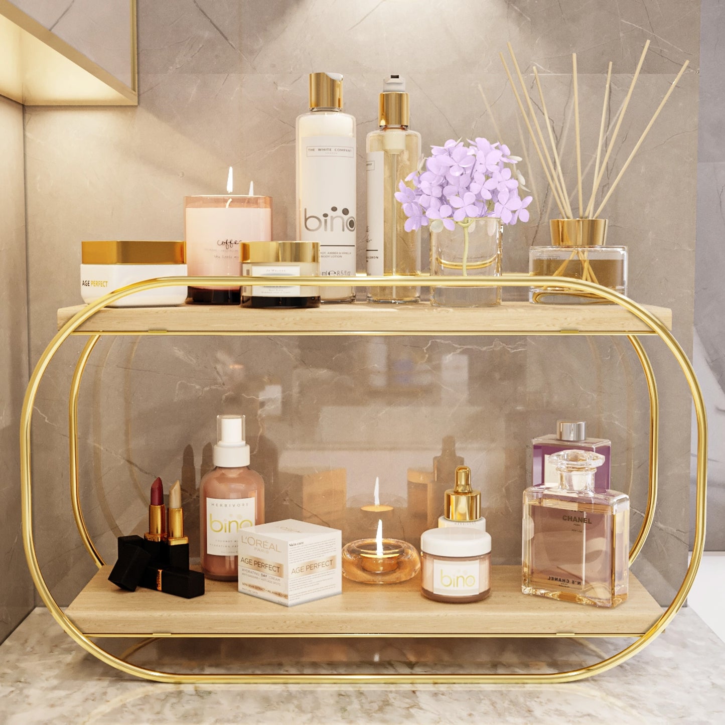 Bino Multi-Purpose Desktop Bathroom And Jewelry Organizer  (BN7-127)