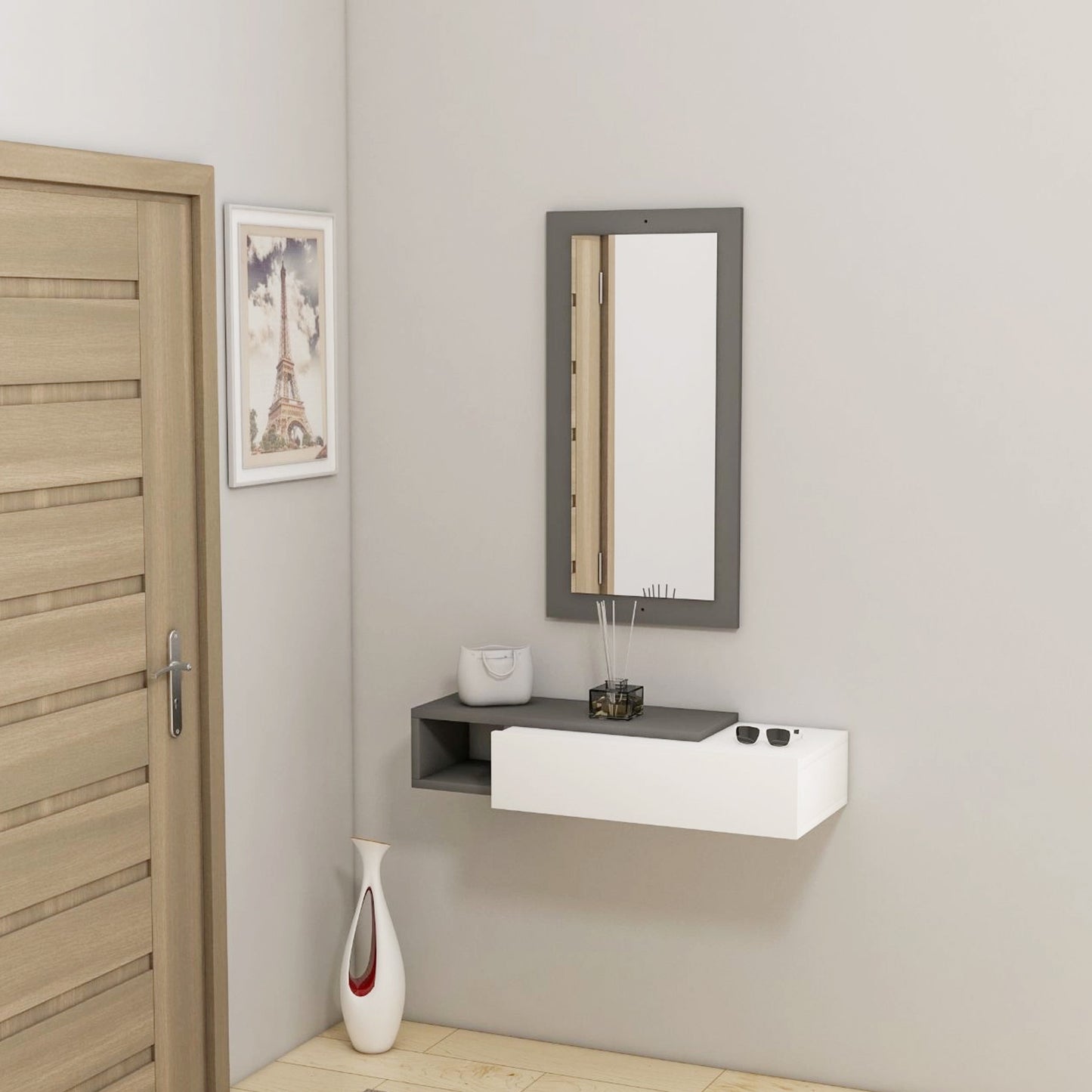 Arnetti Vien Dresuar, Anthracite White (TT3-917)