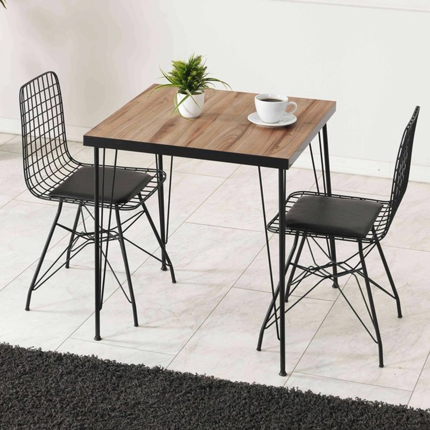 DINNING TABLE CHAIR SET 70X70 (ZS4-100) / Made in Eu