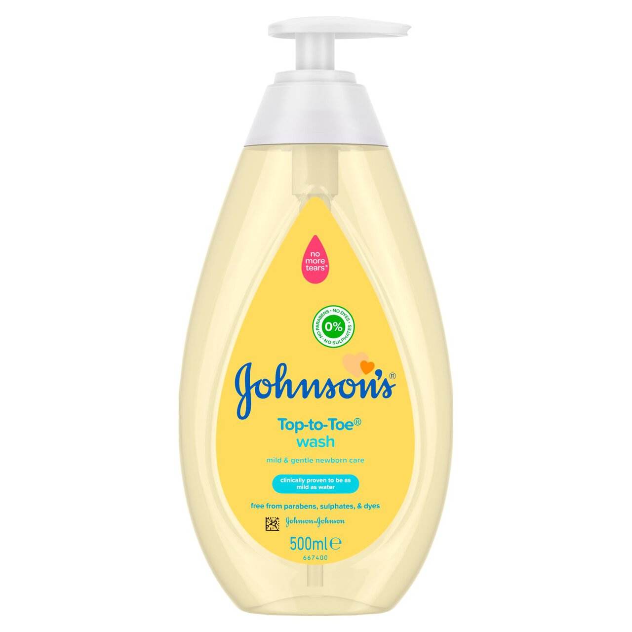 Baby Bath Top to toe Yellow 500ml - Thebrands