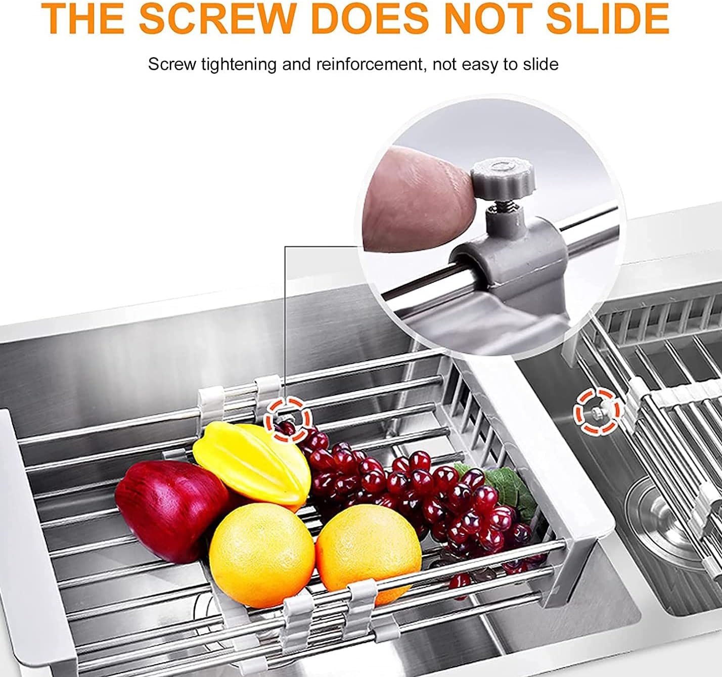 Adjustable Sink Drainer - Large