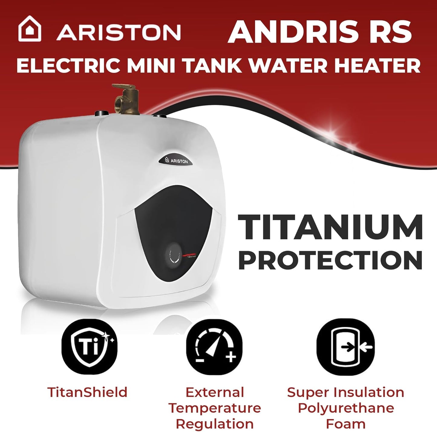 Water Heater 10Ltr 1200W - Andris RS 10/3
