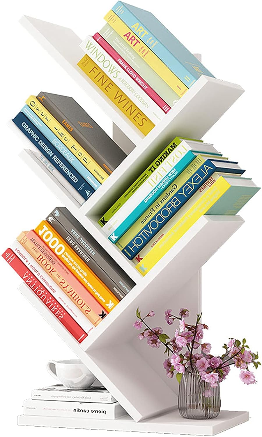 ZM 104 Book Shelf Pure White (30*17*53)