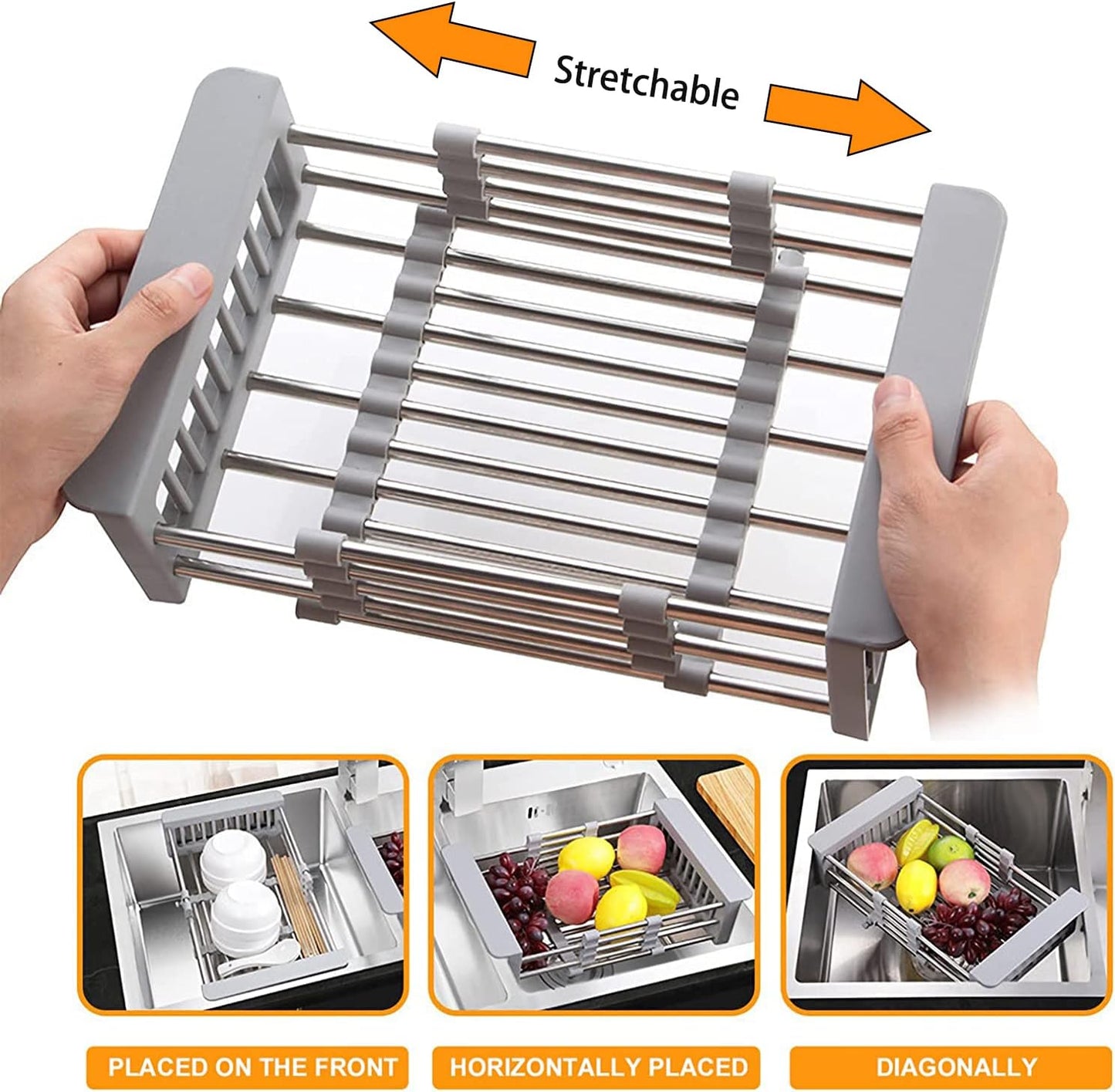 Adjustable Sink Drainer - Large