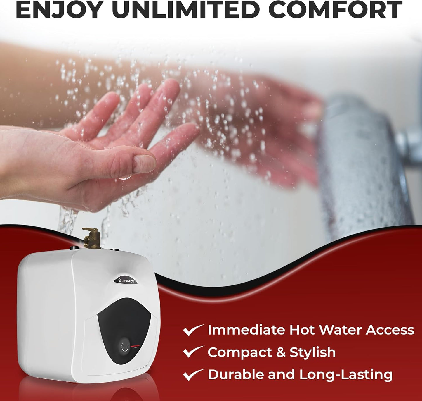 Water Heater 10Ltr 1200W - Andris RS 10/3