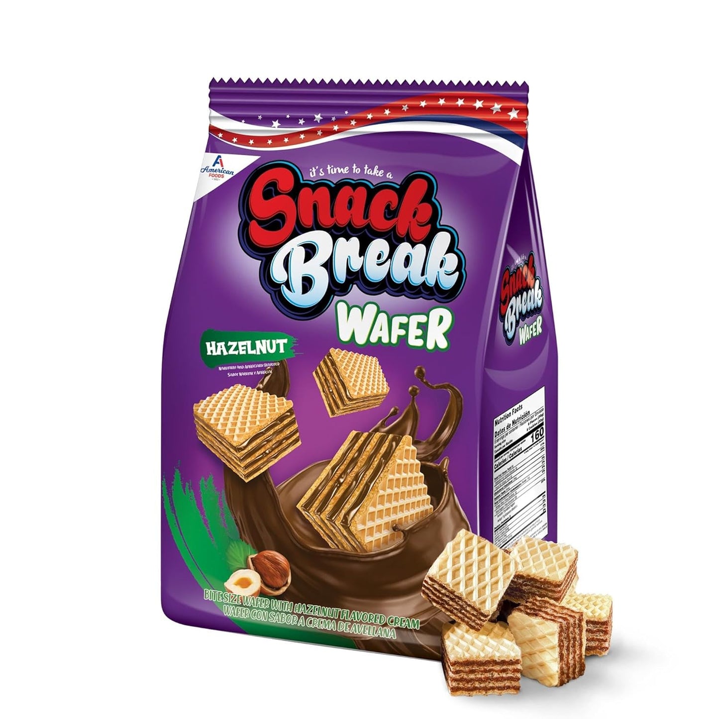 Snack Break Wafer Hazelnut 180g