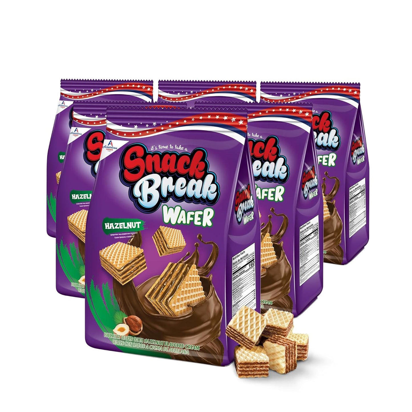 Snack Break Wafer Hazelnut 180g
