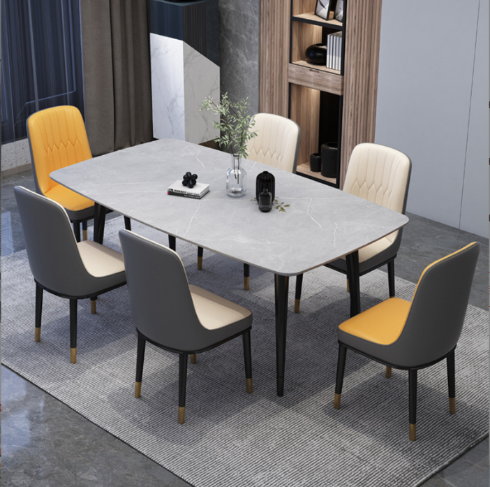 Sintered Stone Carbon Steel Snow White Tabletop