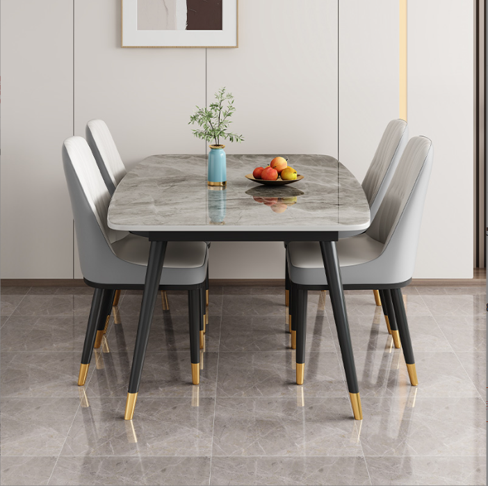 Sintered Stone Carbon Steel Snow White Tabletop