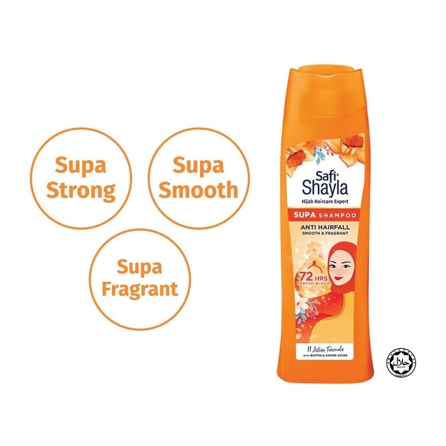 Safi Supa Anti Hair fall, Smooth & Fragrant Shampoo 300g