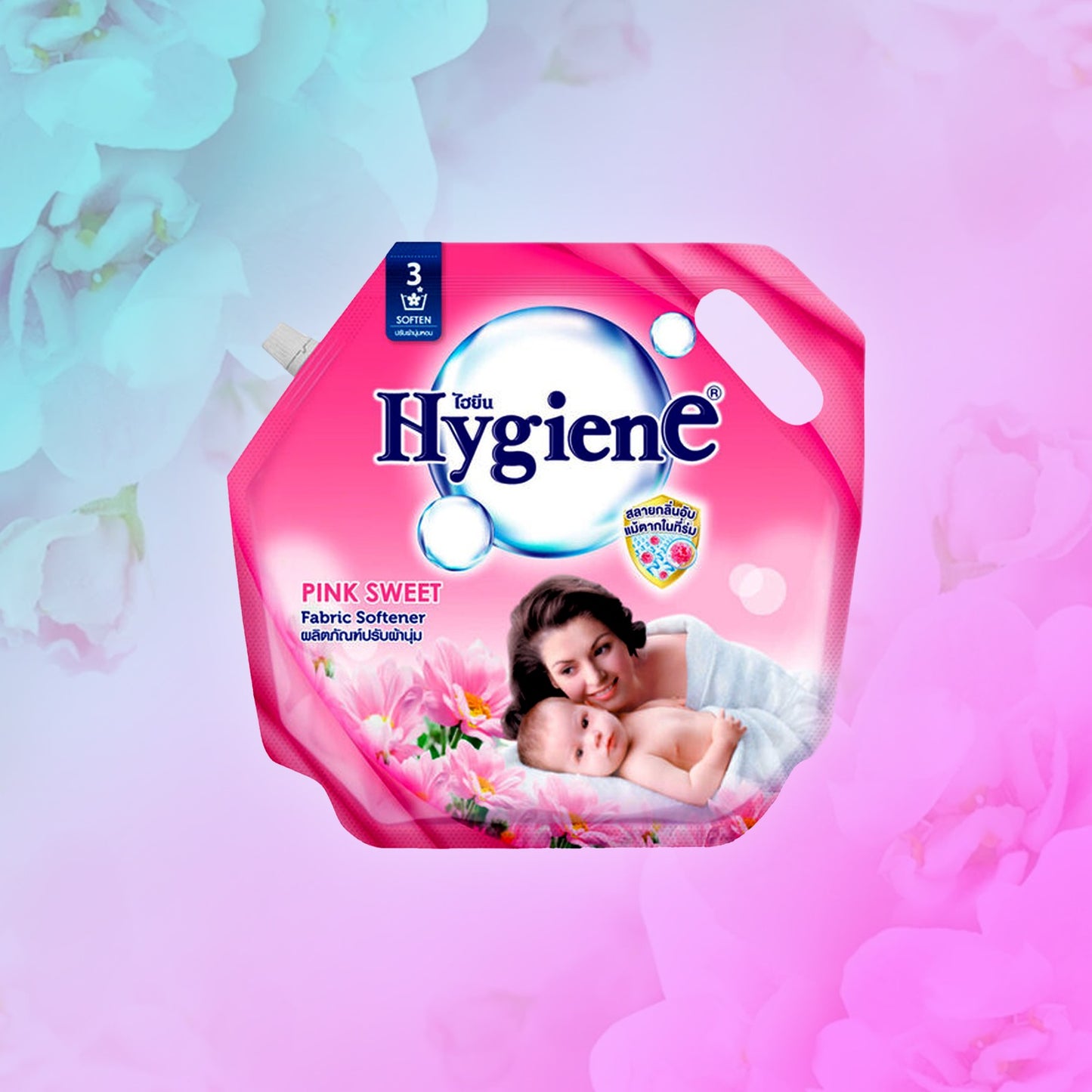 Softener Pink 1800ml Pouch Pink Sweet