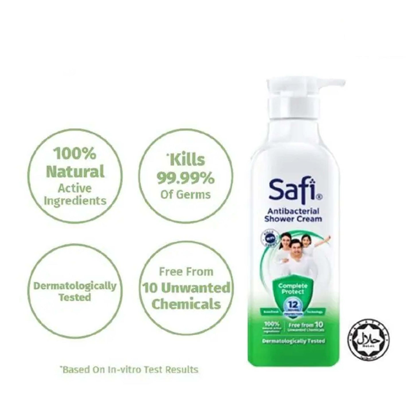 SAFI Antibacterial Complete Protect Shower Cream 950 ml