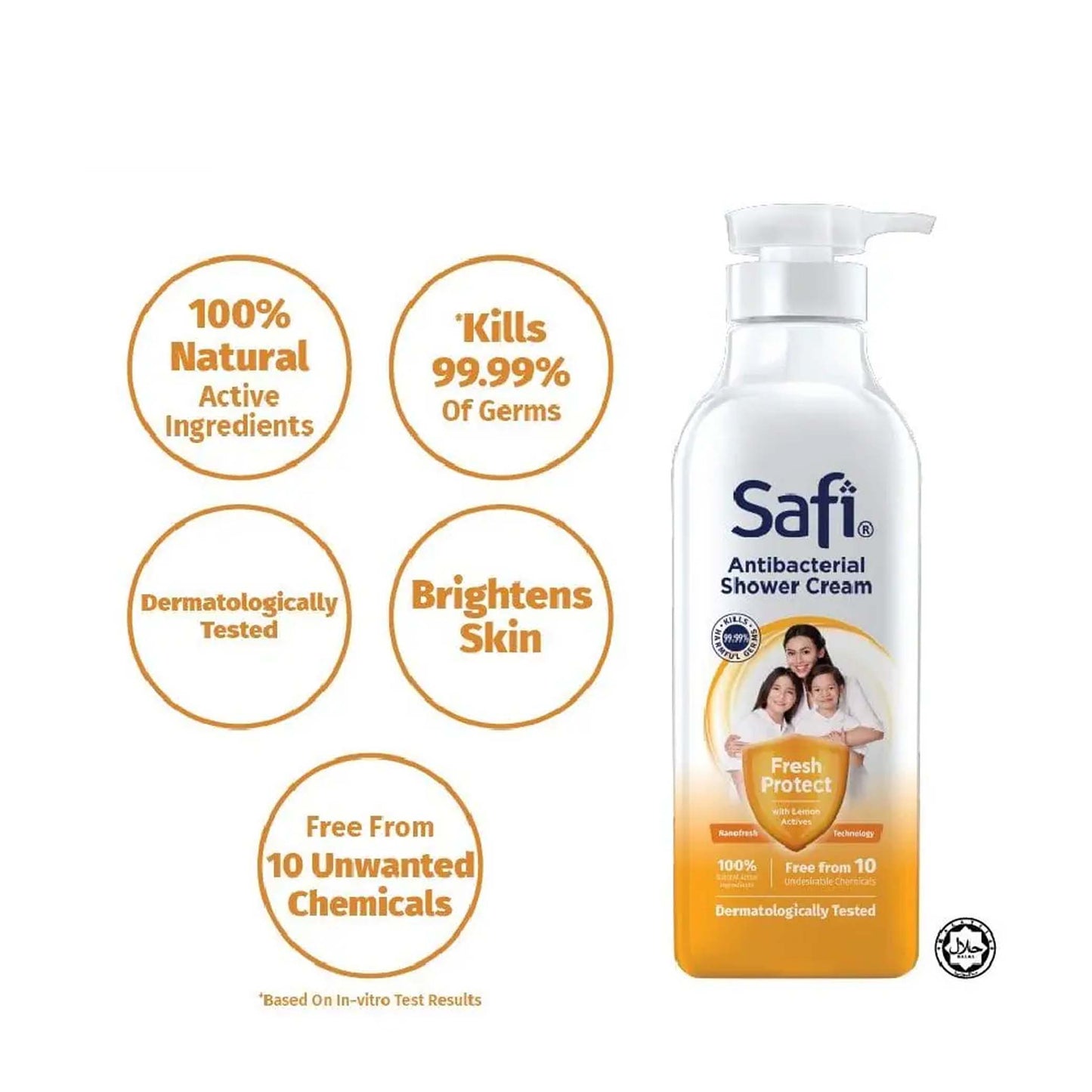 Safi Antibacterial Fresh Protect Shower Cream 975g