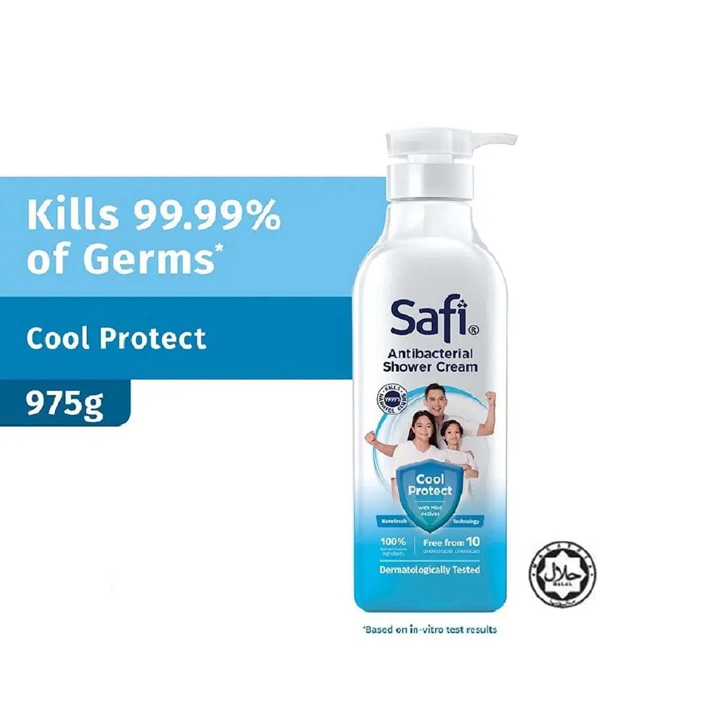 SAFI Antibacterial Cool Protect Shower Cream 975g