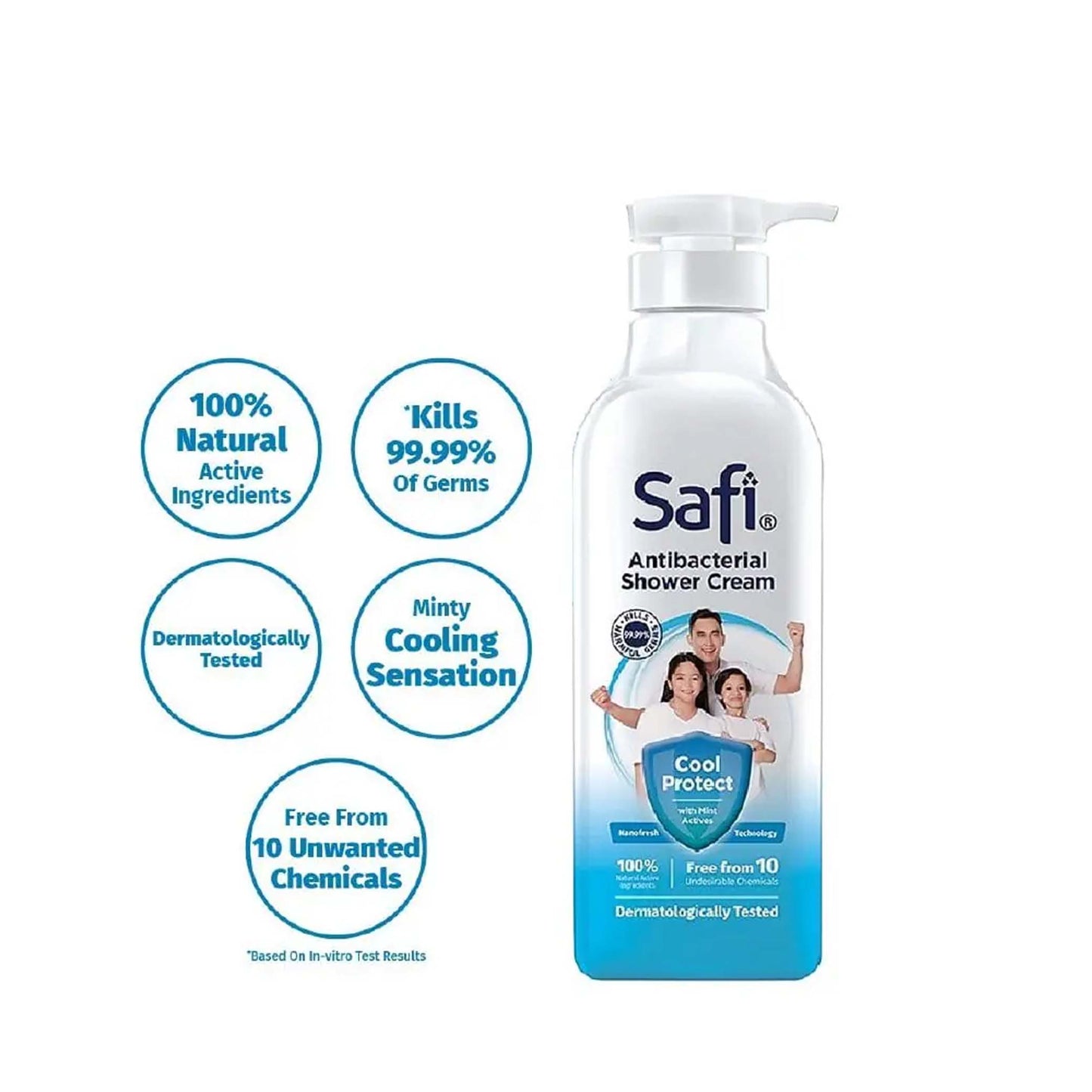 SAFI Antibacterial Cool Protect Shower Cream 975g