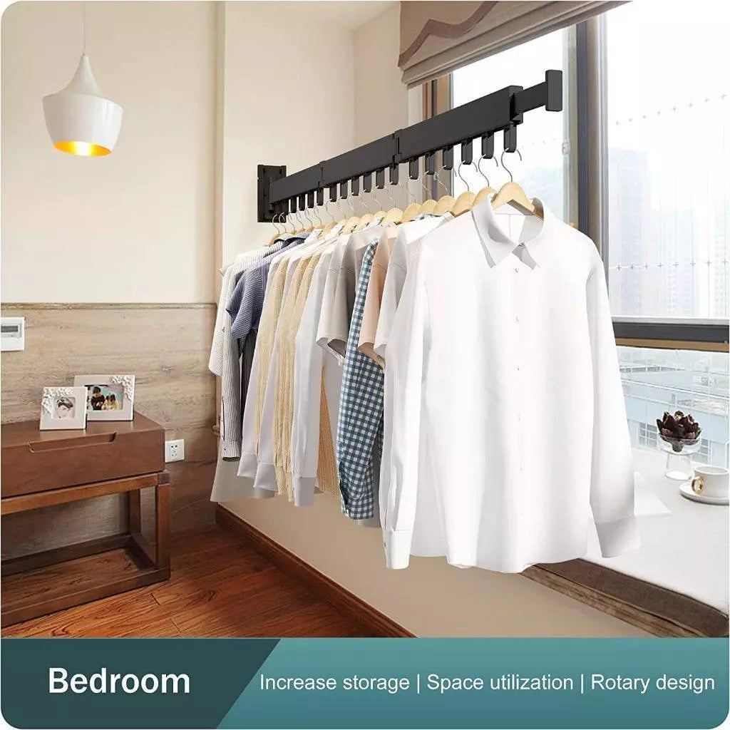 Clothes Drying Rack 3 Fold - Black