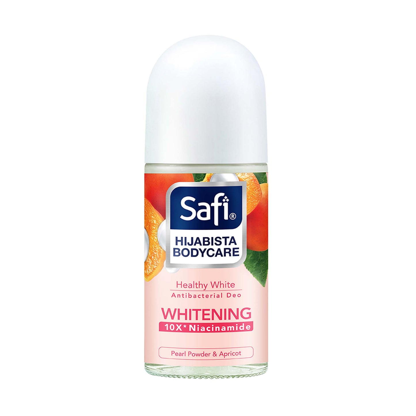 Safi Hijabista Bodycare Antibacterial Deodorant Roll On Healthy White 50ml