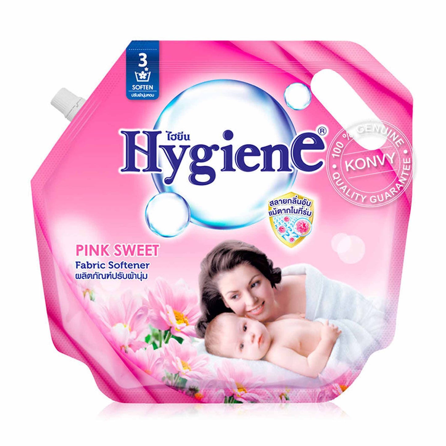 Softener Pink 1800ml Pouch Pink Sweet