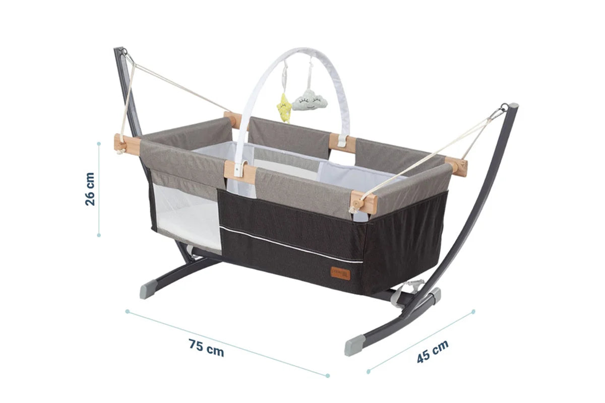 Peri̇lla Dream Hammock Cradle, Black, 45x70 (pl6-203) / made in eu