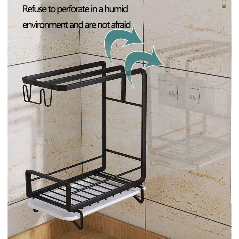 Sponge Holder Rack - Black