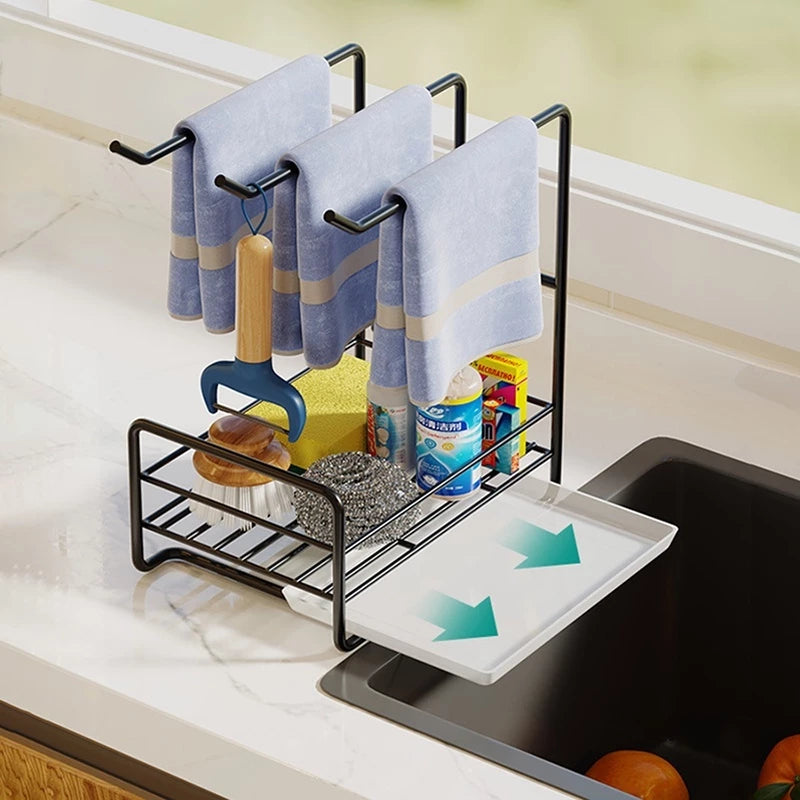 Sponge Holder Rack - Black