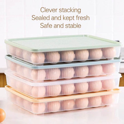 Refrigerator storage box egg Storage(Green) - Thebrands