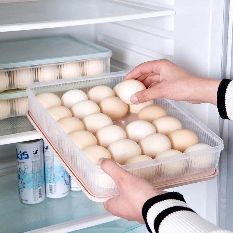 Refrigerator storage box egg Storage(Green) - Thebrands