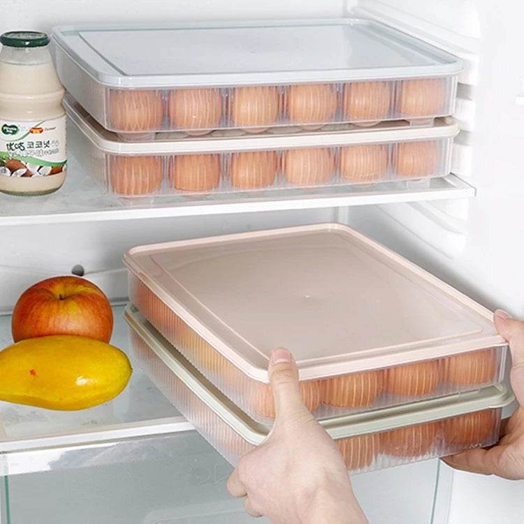 Refrigerator storage box egg Storage(Green) - Thebrands