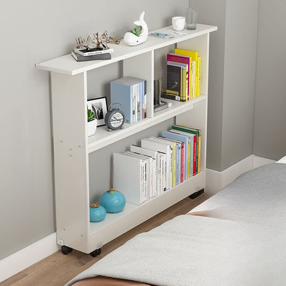 105-Movable Side Cabinet White (120*15*85H)