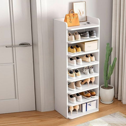 XJ208 Shoe Rack Pure White (42*26*120H)