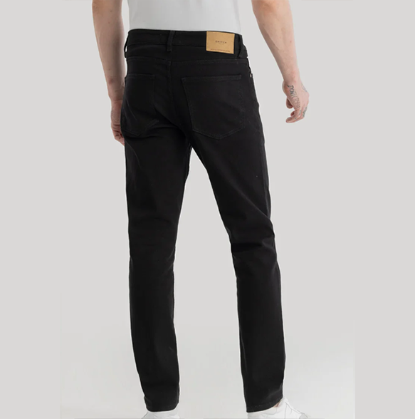 Henrik Black Plain Slim Fit Jeans