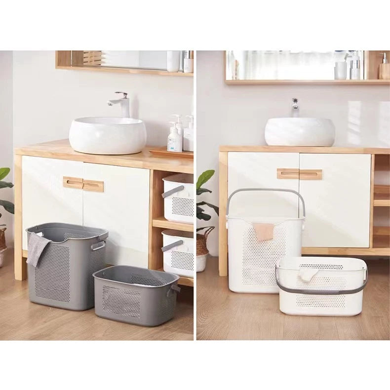 Laundry Basket Large - White