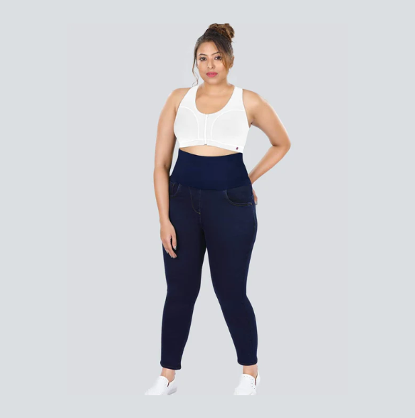 YDIS ShapeX Denim Jeans With 6-Inch Compression Belt