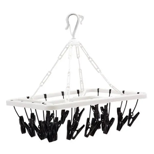 KEN Square Cloth Hanger 24 pegs - Black