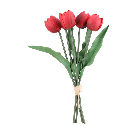 TILLY 5 Tulips bundle 38 cm - Red38CM