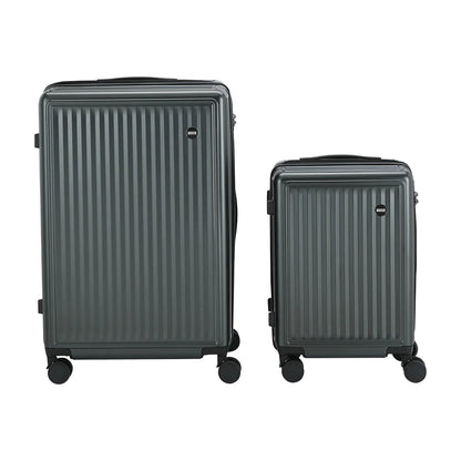 JED TROLLEY LUGGAGE SET (2 PCS/SET) - DARK GREY