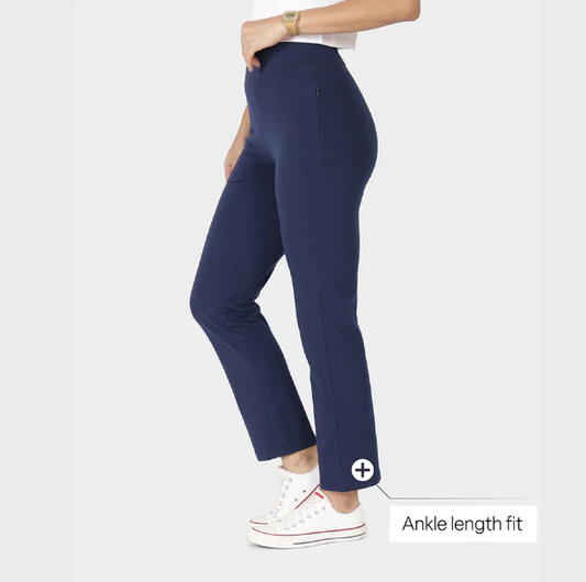 AM:PM Cotton Straight Pants (Naina Navy)